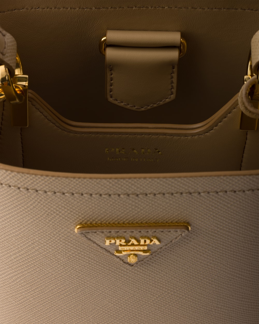Prada Panier Saffiano Leather Mini-Bag - Image 4